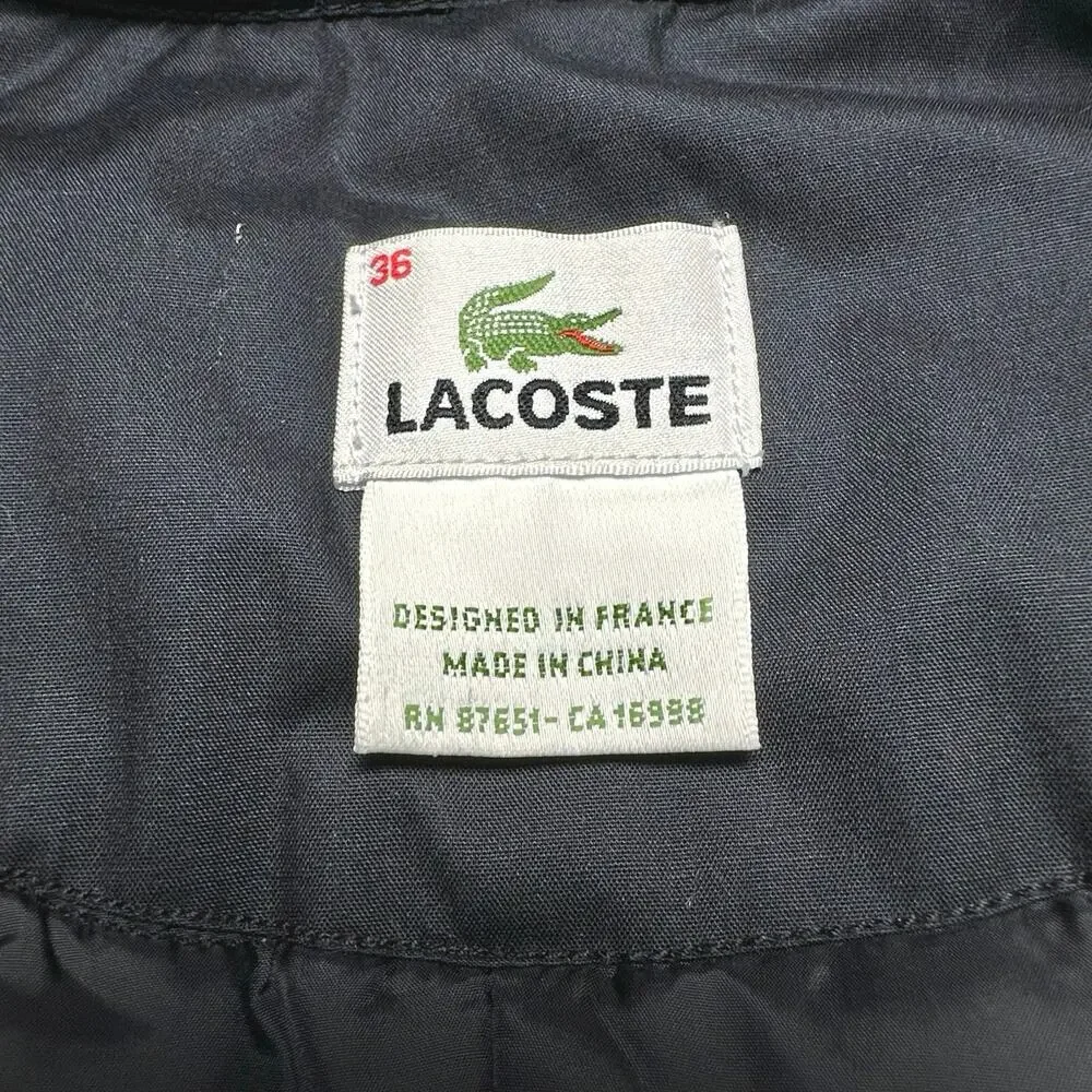 Lacoste | Women | Black Quilted Sporty Chic Layering Puffer Vest | EU 36 Small